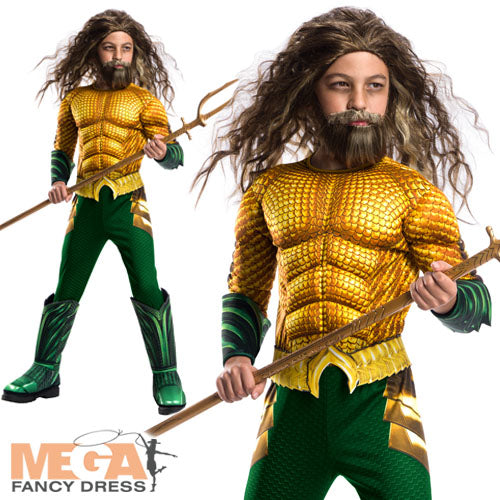 Deluxe Aquaman Boys Costume