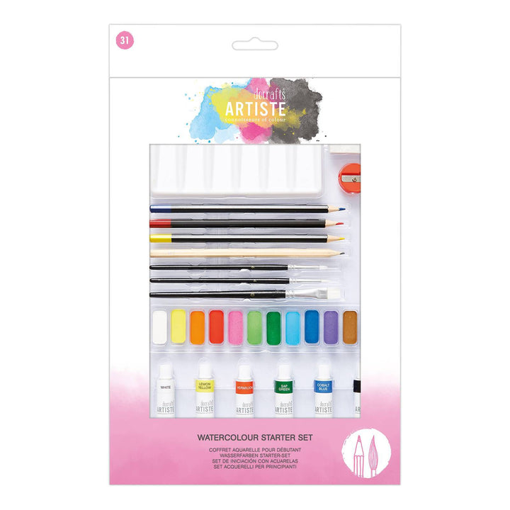 Watercolour Paint Starter Set for Artists