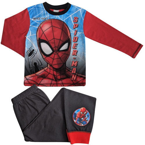Official Boys Spiderman Mask Pyjamas