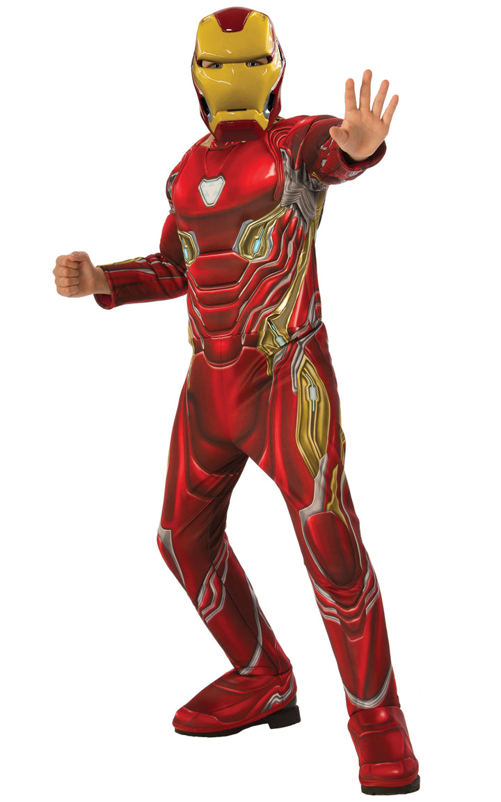 Boys Iron Man Avengers Endgame Superhero Costume