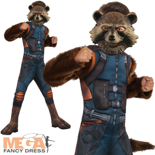 Marvel Guardians of the Galaxy Deluxe Rocket Raccoon Boys Costume