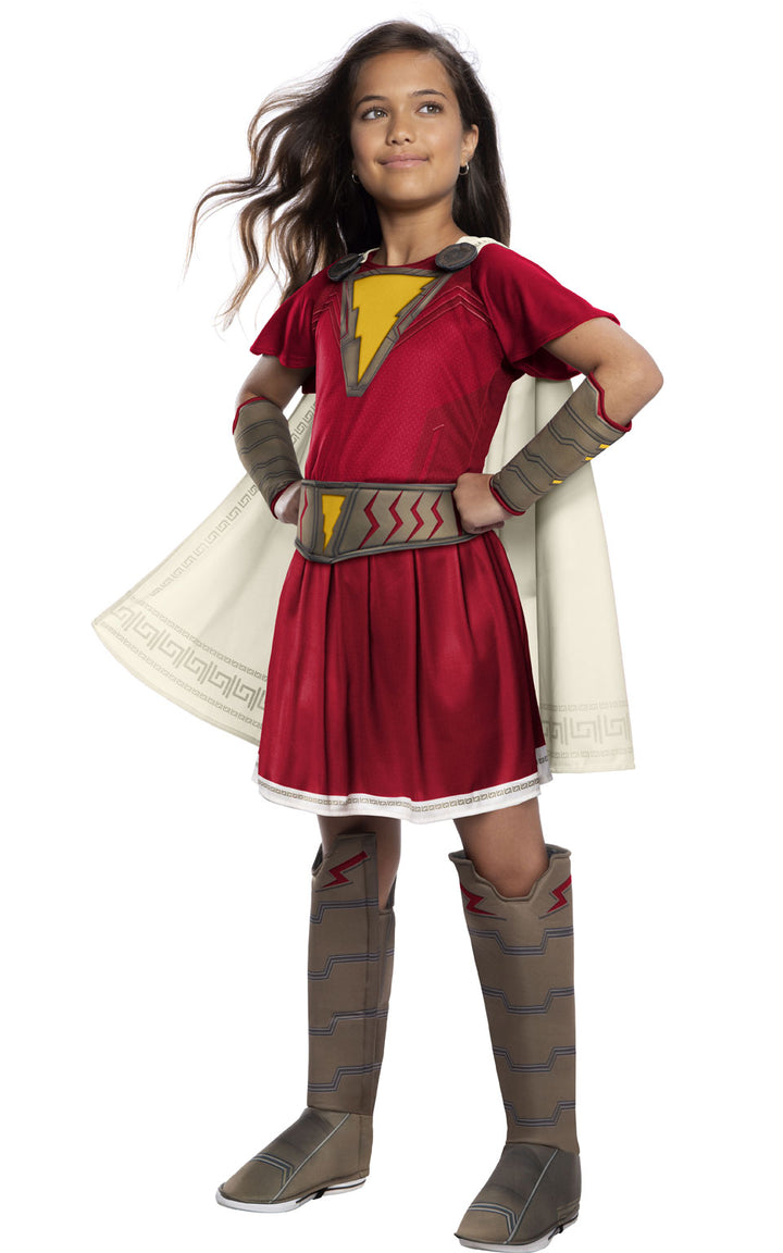 Girls Mary Marvel Shazam DC Superhero Costume