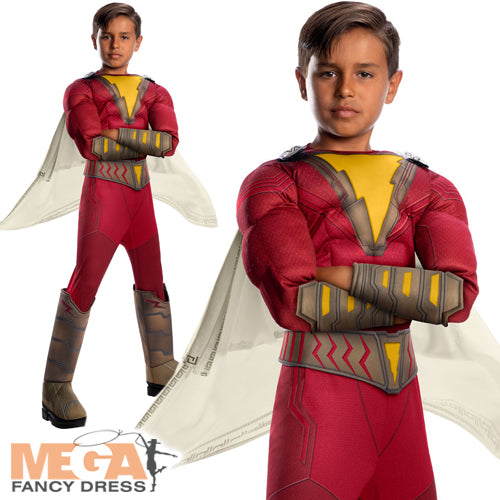 Deluxe Shazam Boys Fancy Dress