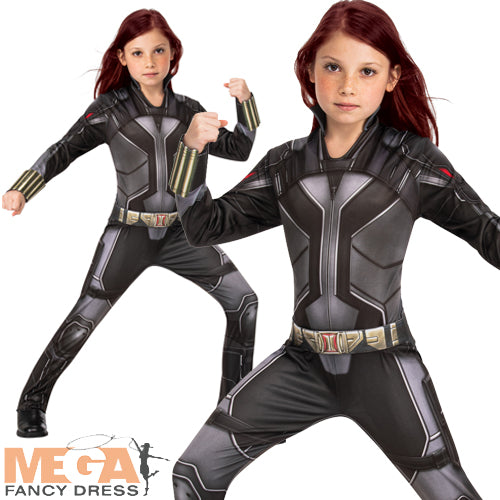 Girls Black Widow Costume