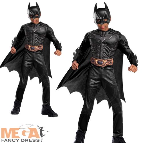 Boys Deluxe Batman DC Dark Knight Halloween Superhero Costume