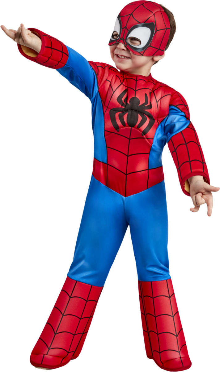 Kids Spider Man Deluxe Toddler Fancy Dress Costume