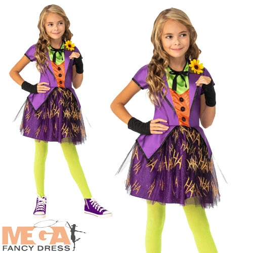 Girls Deluxe Joker Costume