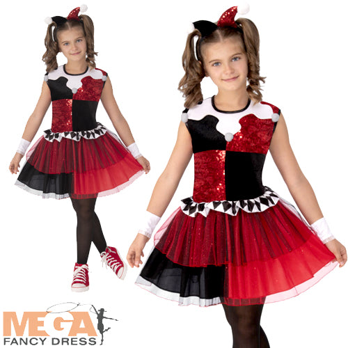 Girls Deluxe Harley Quinn Costume