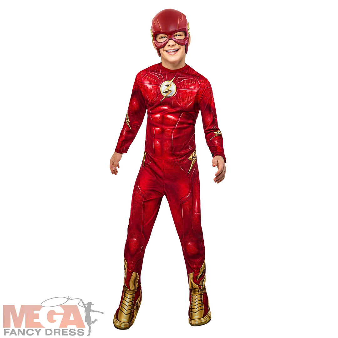 Boys Kids Flash Marvel Superhero Costume