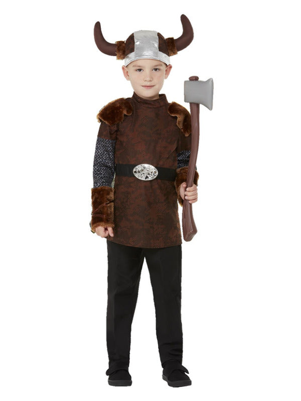 Norse Warrior Viking Barbarian Boys Costume