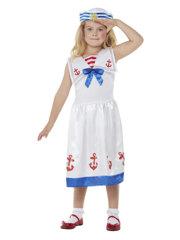 Girls High Seas Adventure Sailor Costume