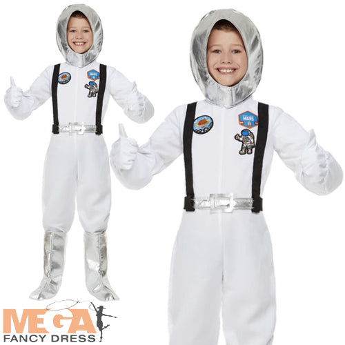 Outer Space Explorer Astronaut Kids Costume