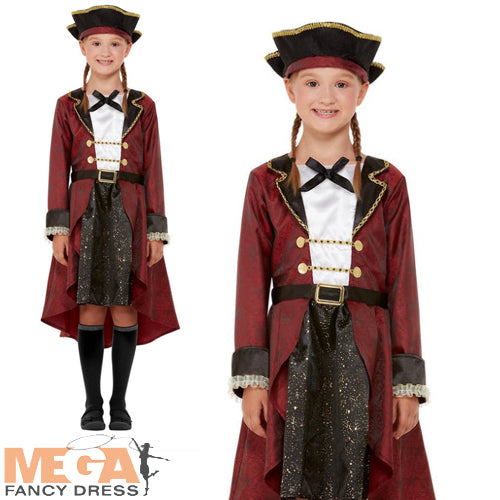 Swashbuckler Pirate Adventure Girls Costume