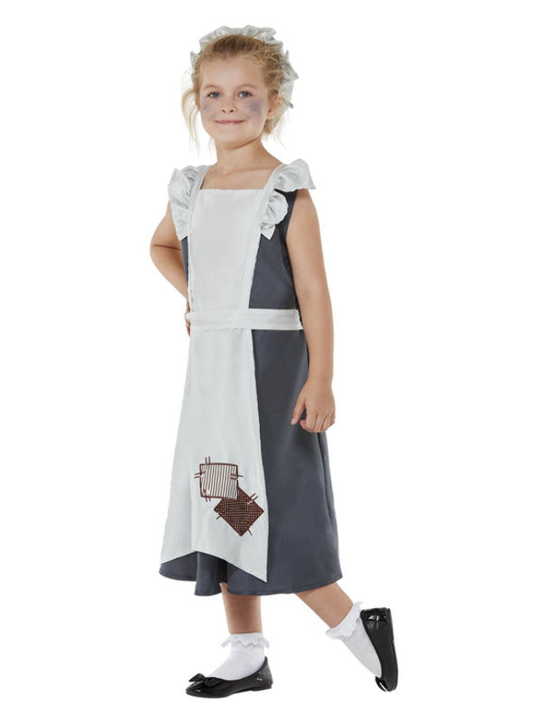 Girls Victorian Maid Historical Book Day Costume