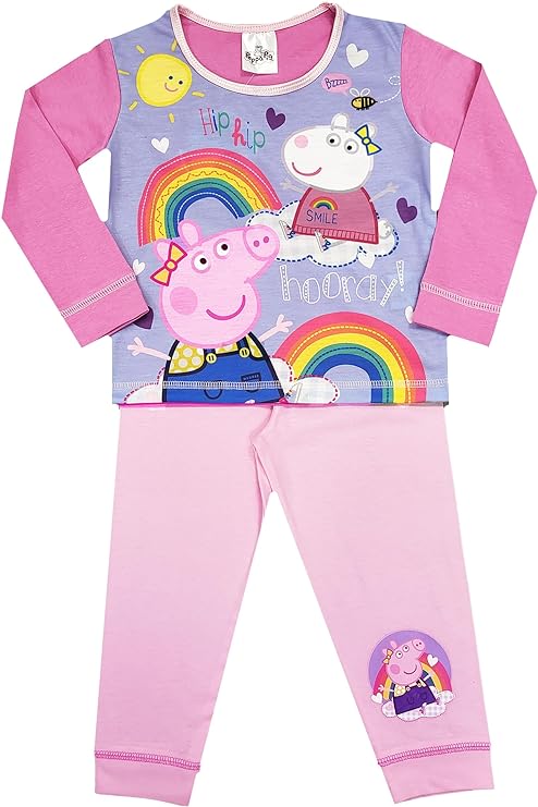 Official Girls Peppa Pig Hooray! Pyjamas