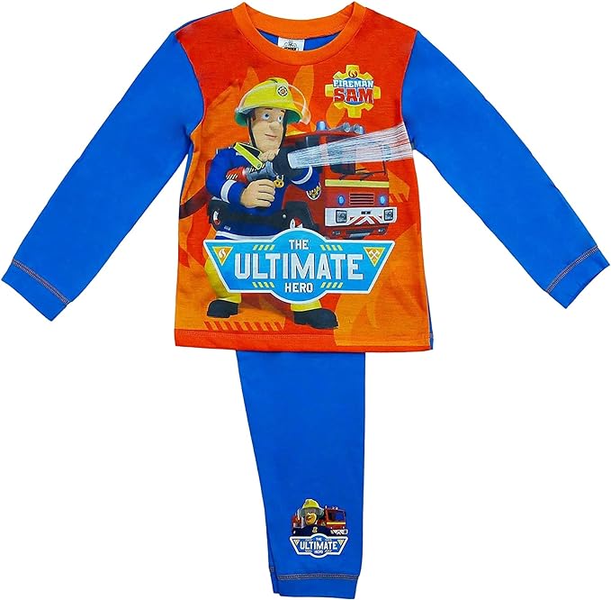 Boys Fireman Sam Kids Pyjamas