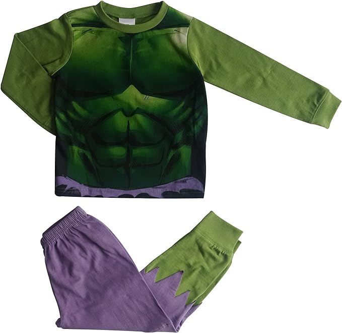 Official Boys Marvel Hulk Superhero Pyjamas