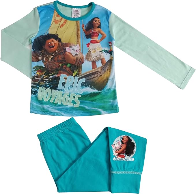 Official Disney Girls Moana Pyjamas