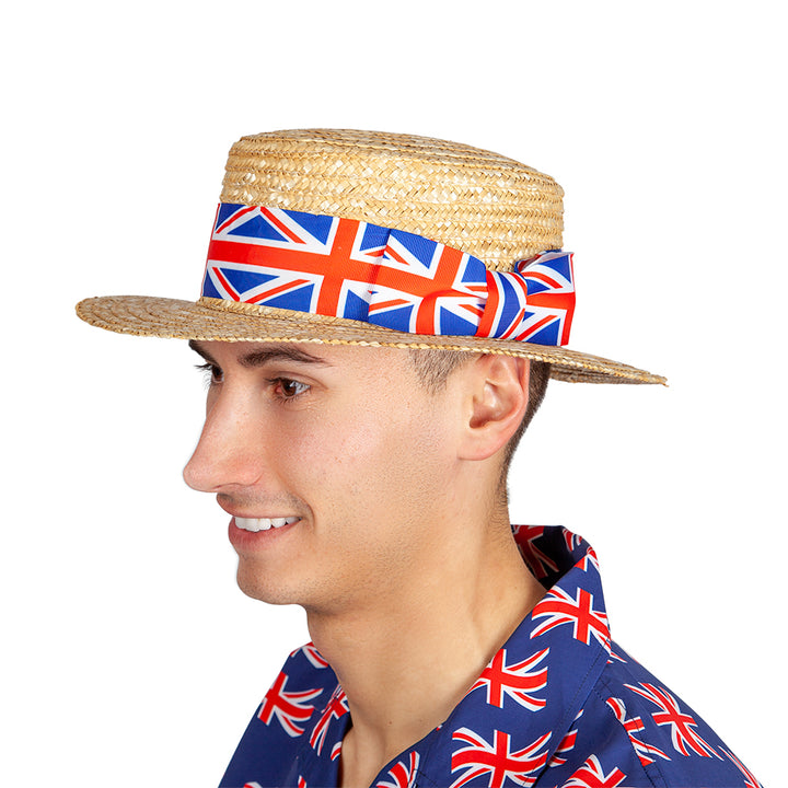 Great Britain Classic Straw Boater