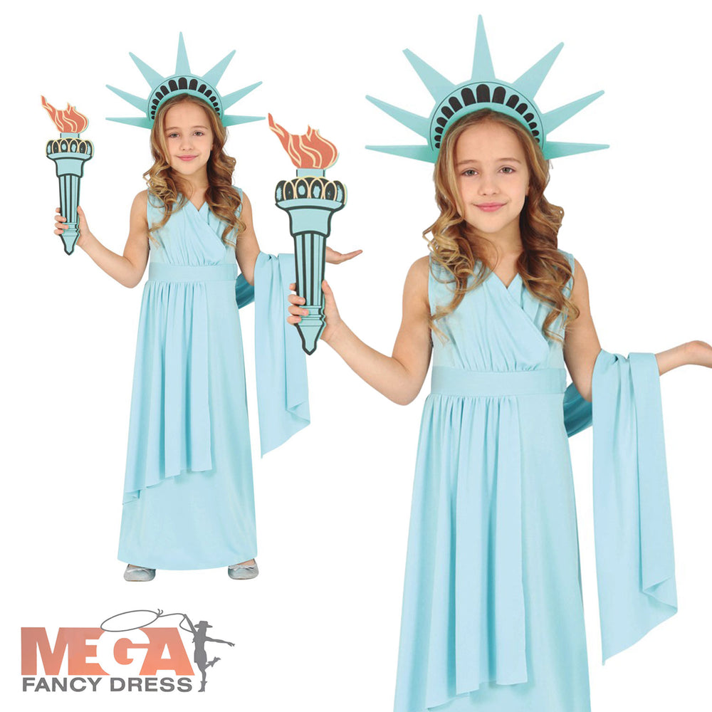 Kids Statue of Liberty American Dream Costume