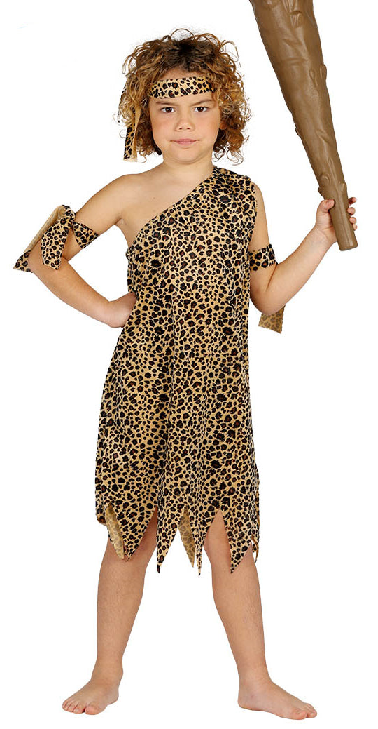 Kids Stone Age Caveman Cave Boy Costume