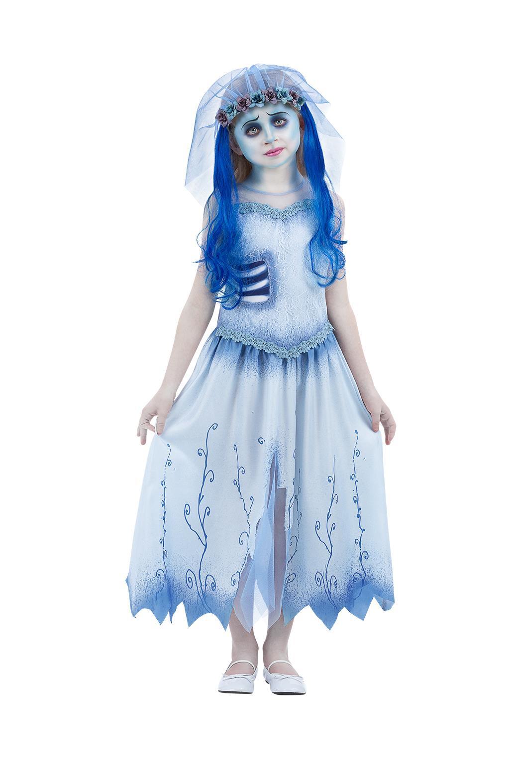Girls Licensed Emily Corpse Bride Halloween Costume