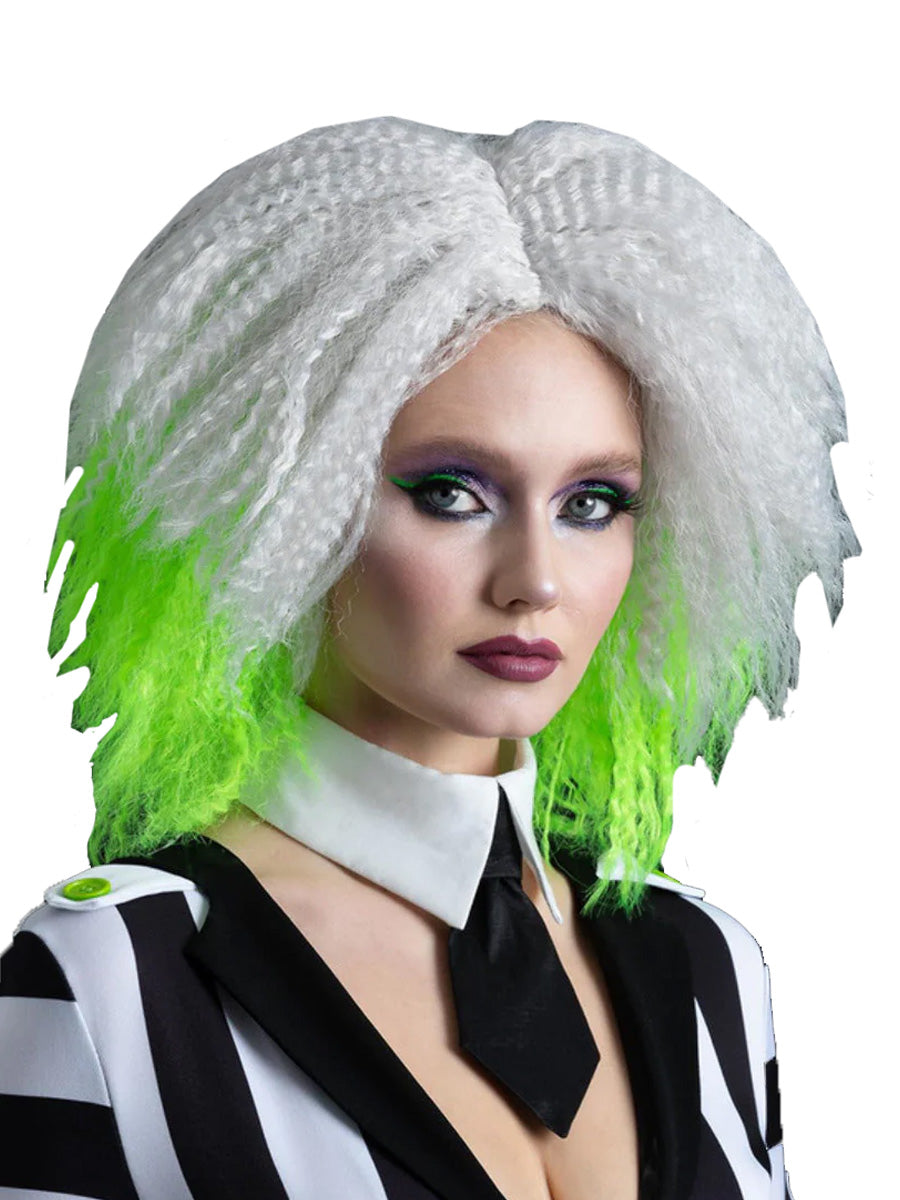 Officially Licensed Beetlejuice Halloween Horror Ladies Costume Wig