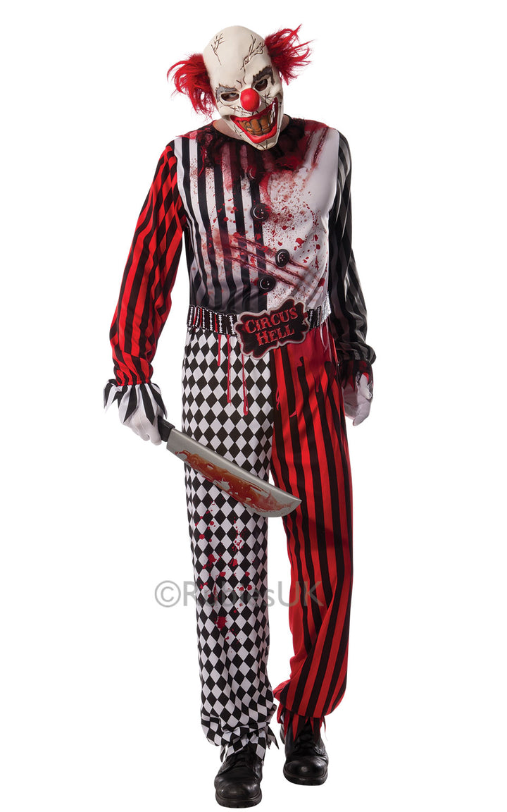 Evil Clown Halloween Fancy Dress Costume