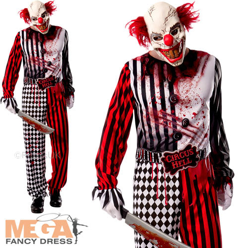 Evil Clown Halloween Fancy Dress Costume