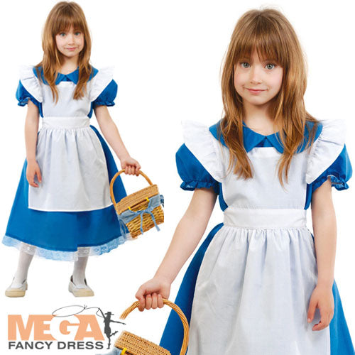 Girls Alice Fairy Tale Character World Book Day Costume