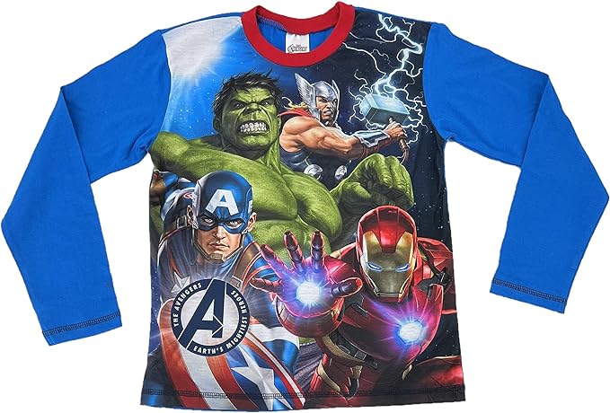 Official Boys Avengers Marvel Superhero Pyjamas