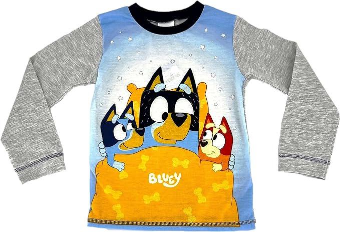 Offical Boys Bluey Character Pyjamas