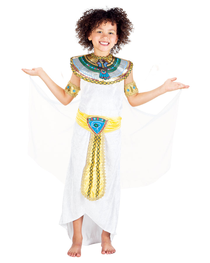 Girls Egyptian Princess Ancient Egypt Queen Cleopatra Fancy Dress Costume