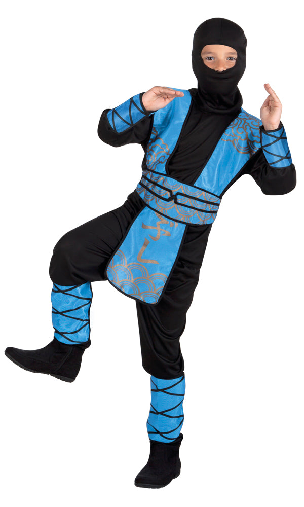 Boys Royal Ninja Japanese Samurai Warrior Costume