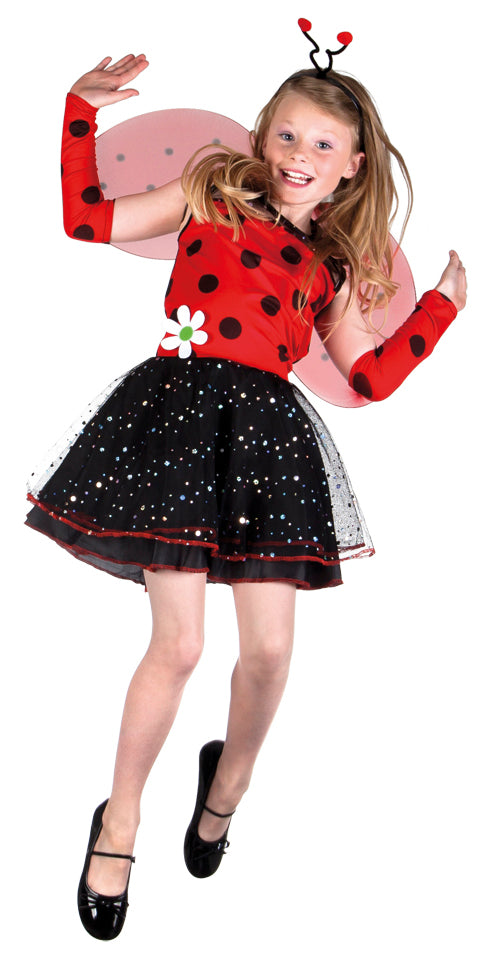 Girls Ladybird Lady Bug Insect Animal Book Day Fancy Dress Costume