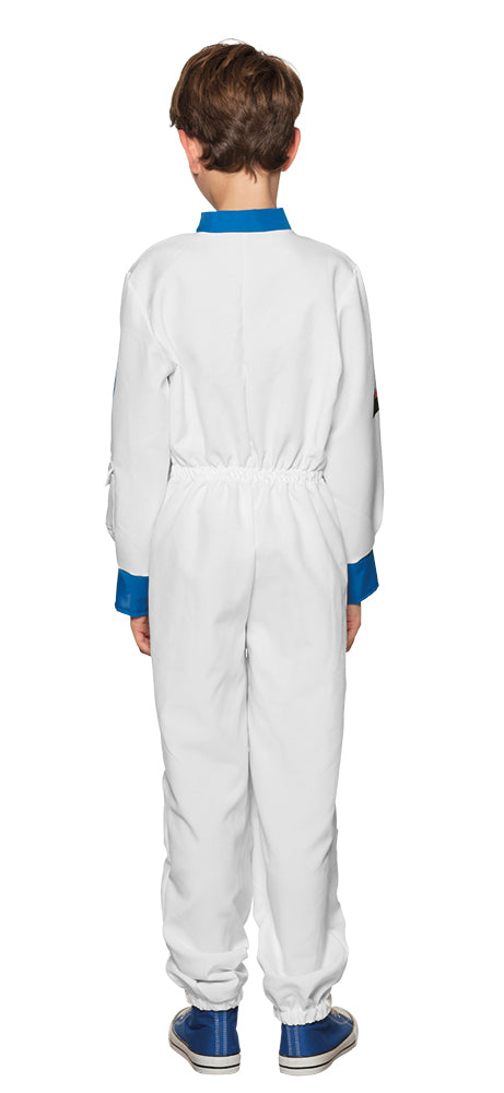 Boys Astronaut Sci Fi Space Man NASA Uniform Fancy Dress Costume