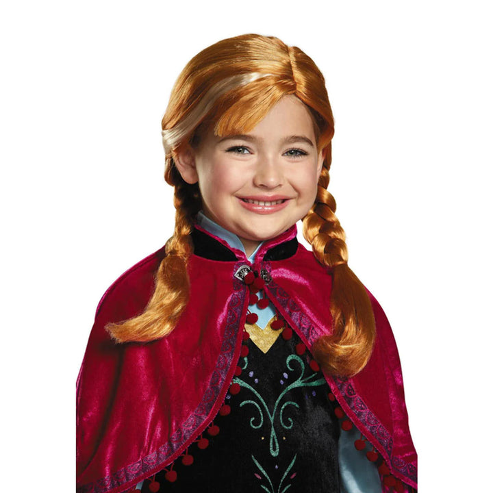 Girls Disney Frozen Anna Wig