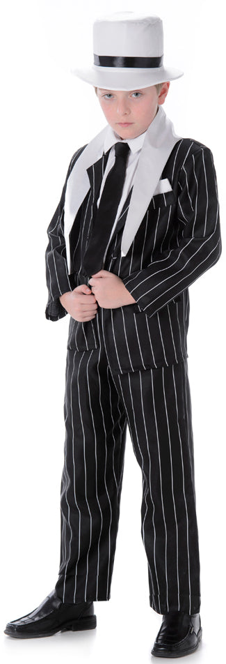 Boys Gangster 20s Mafia Bugsy Malone Childrens Costume