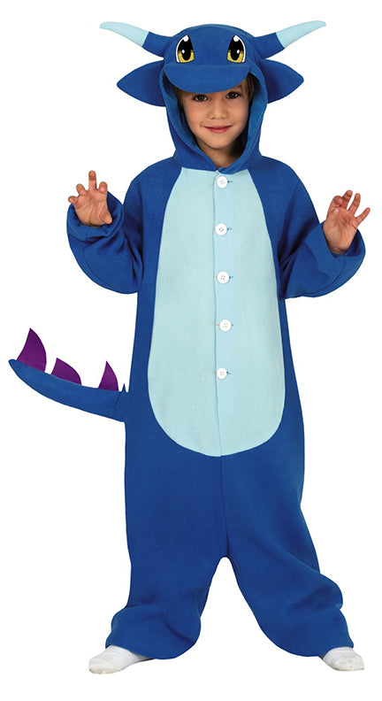 Boys Dragon Jumpsuit Fantasy Animal Halloween Book Day Costume