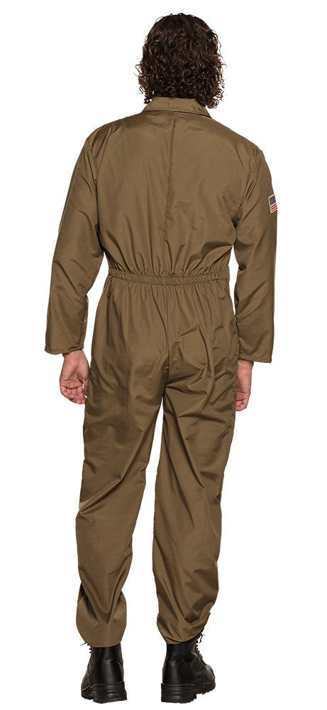 Mens Army Air Force Jet Pilot Military Uniform Costume