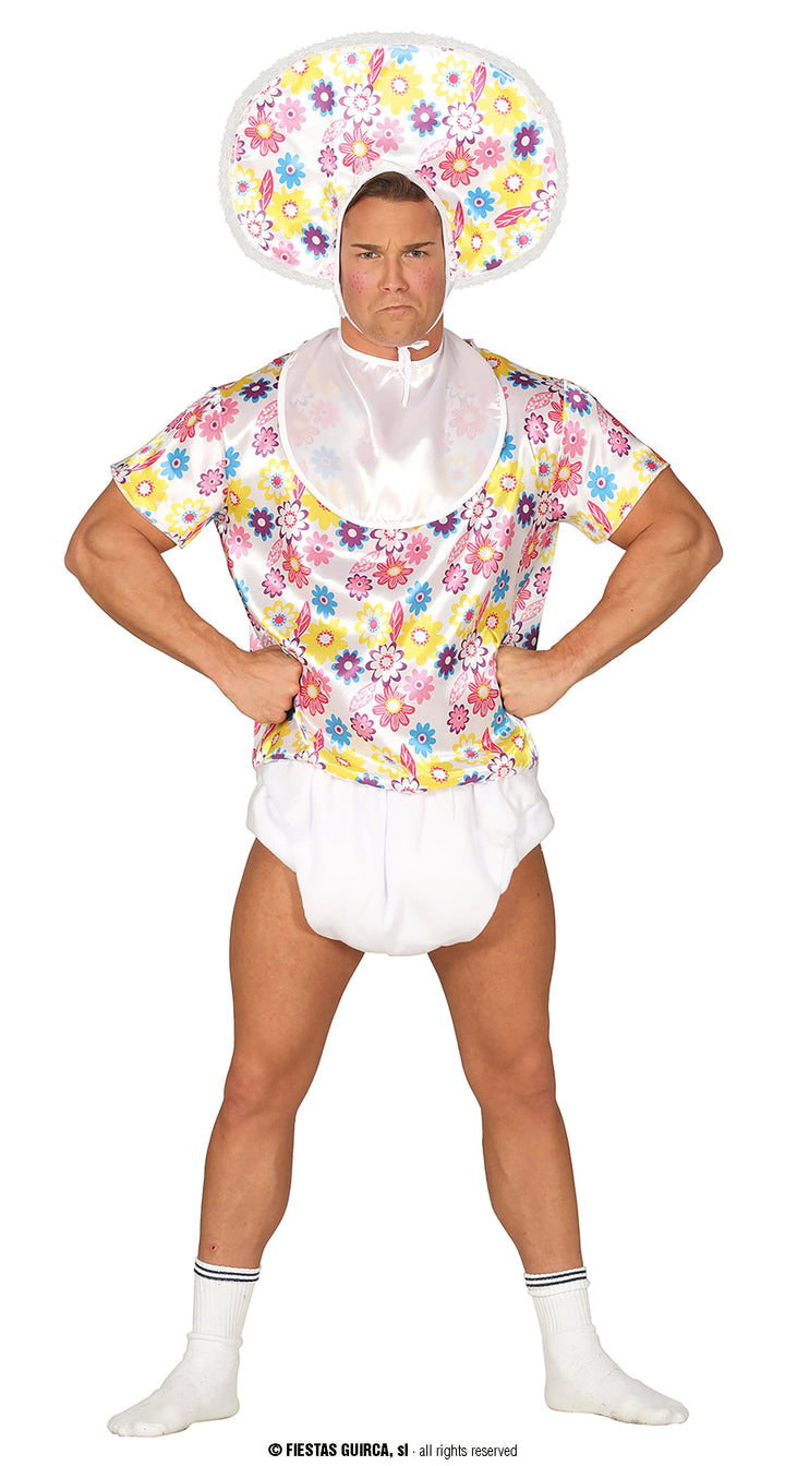 Mens Adult Baby Stag Do Fancy Dress Costume