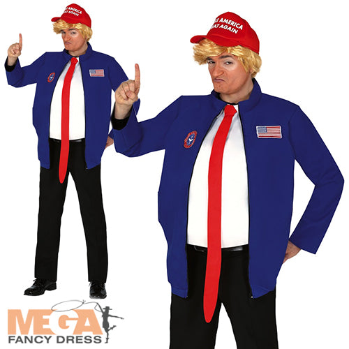 Presidential Adults USA President Costume