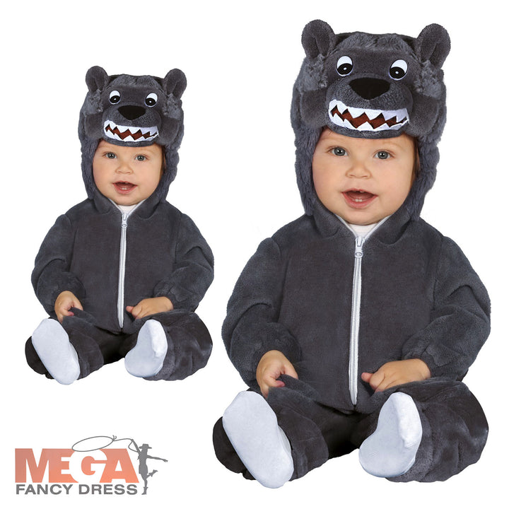 Toddler Wolf Halloween Animal Costume