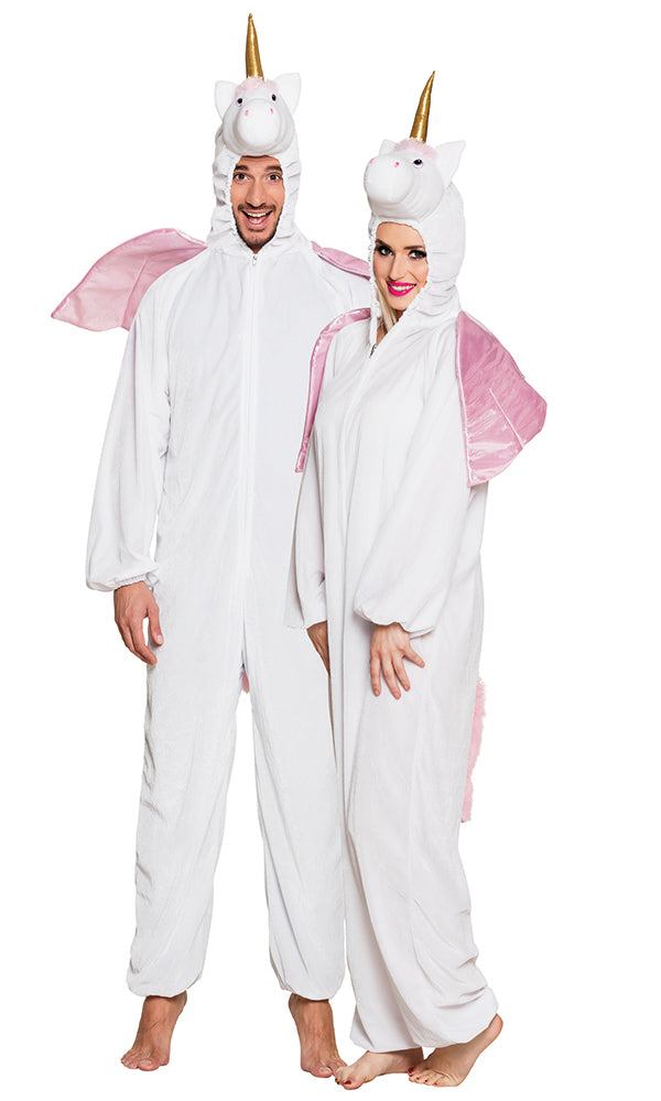 Adult Unicorn Jumpsuit Fairytale Animal Book Day Fancy Dress Costume