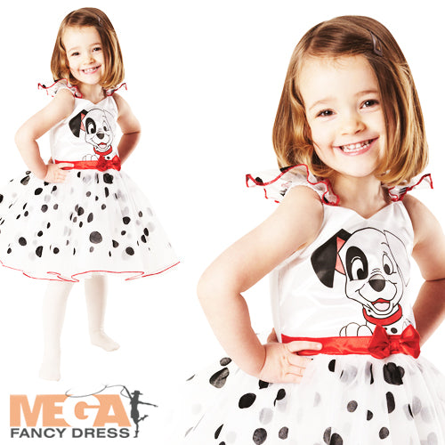 Girls Disney 101 Dalmations Ball Dress Costume