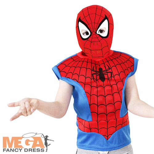 Kids Spiderman Dress Up Set Superhero Costume