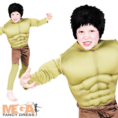 Boys Premium Hulk Superhero Costume