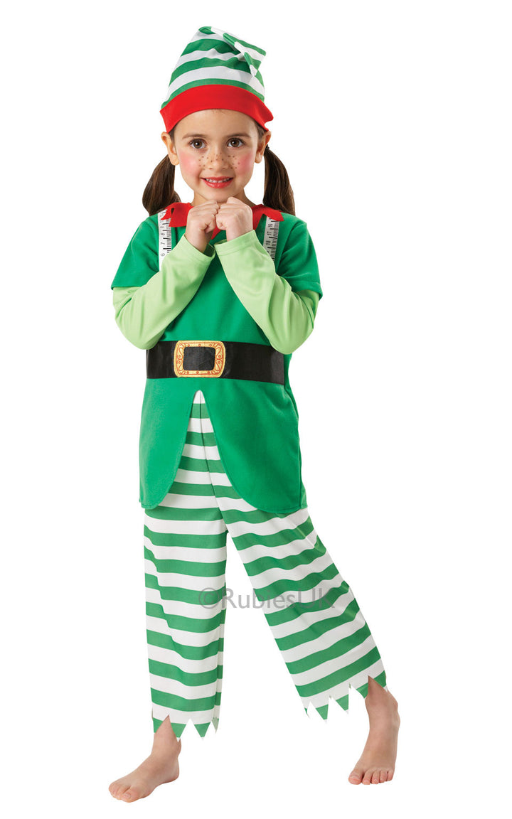 Kids Christmas Helpful Elf Festive Costume