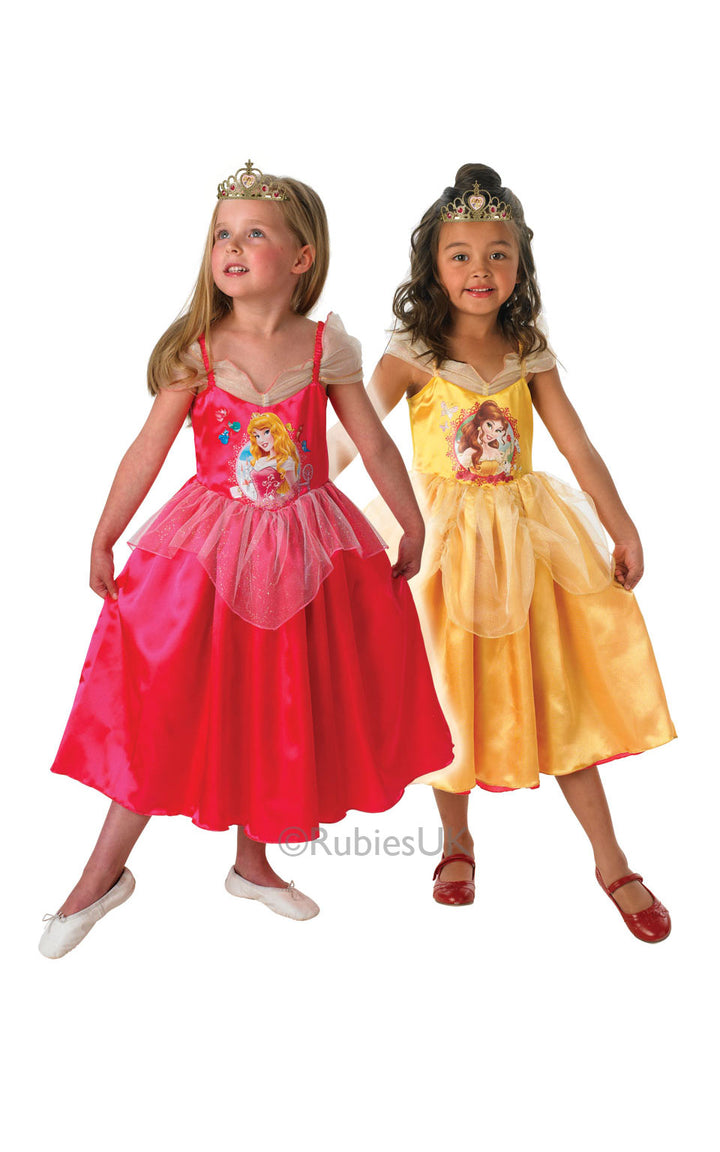 Girls Reversible Sleeping Beauty & Belle Costume