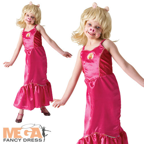 Girls Deluxe Officially Licensed Miss Piggy Costume